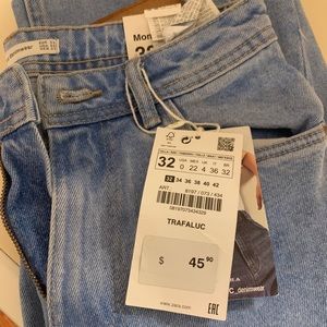 New Zara Mom Jeans